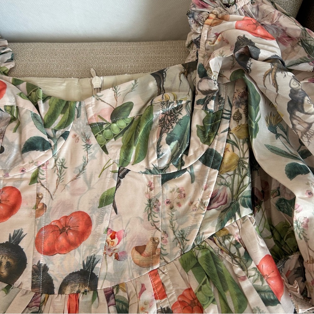 Floral Puff Sleeve Dress - Picture 8 of 13